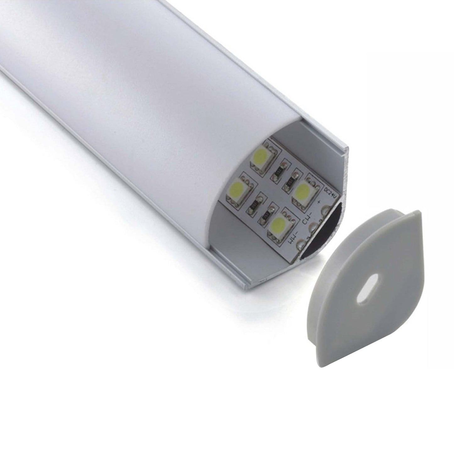 Aluminium profile with strip - RHEALP016R