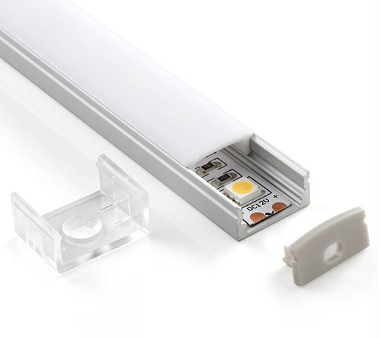Aluminium Profile Silver-RHEALP002-R