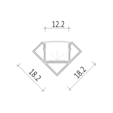 Corner Profile Lighting RLL 011-M1818