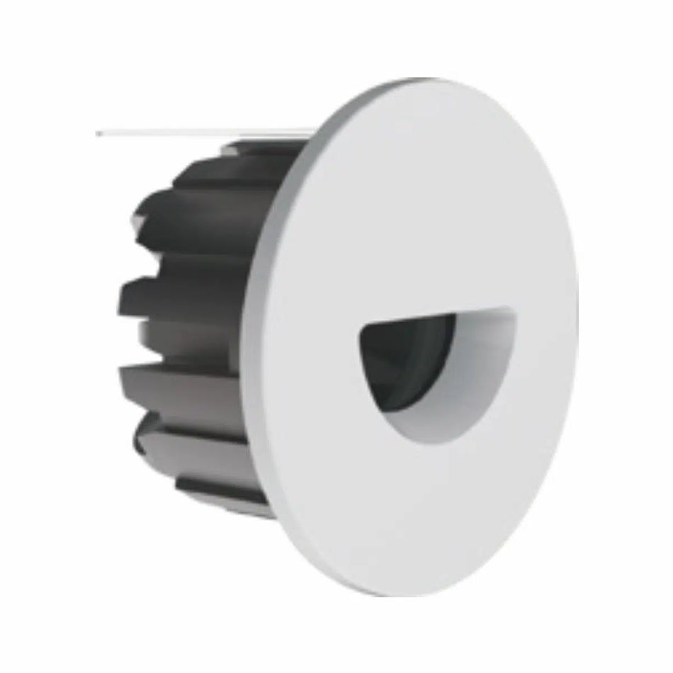 Compact LED corner light to highlight an interior wall niche