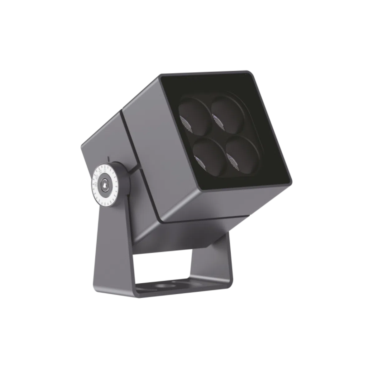 Close-up of the Focus Light – Spot Light EST‑D700409A installed on a modern exterior facade