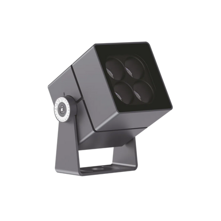 Close-up of the Focus Light – Spot Light EST‑D700409A installed on a modern exterior facade