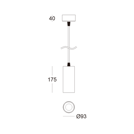 The FS3040A‑30 LED Pendant Spot Light blends aluminium minimalism with powerful, directional lighting.
