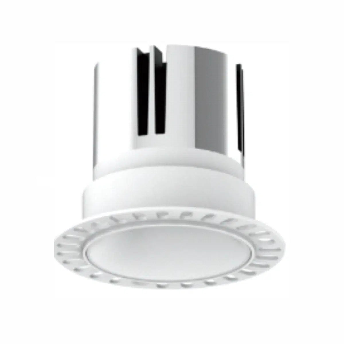 The FS1269A‑15 features a die-cast aluminium trimless bezel and IP44 rating, delivering clean recessed accent lighting for interior design applications.