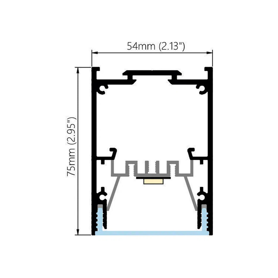 RLL-IP5475 waterproof LED profile light, provides reliable and stylish illumination