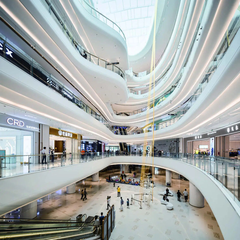 RLLNFSB1120 PU neon flex LED creating a vibrant, weather-resistant linear lighting design.