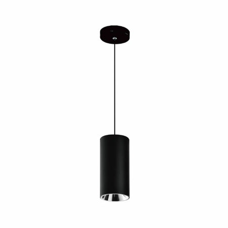 The FS3040A‑10 pendant spot light in matte black, with its minimalist design and precise beam focus
