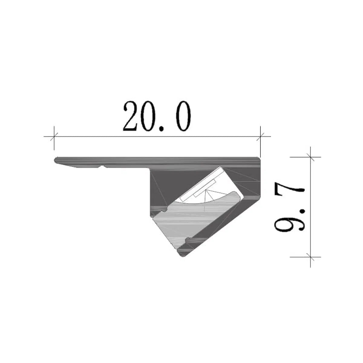 Sleek Furniture Profile Lighting RLL 559-M2010