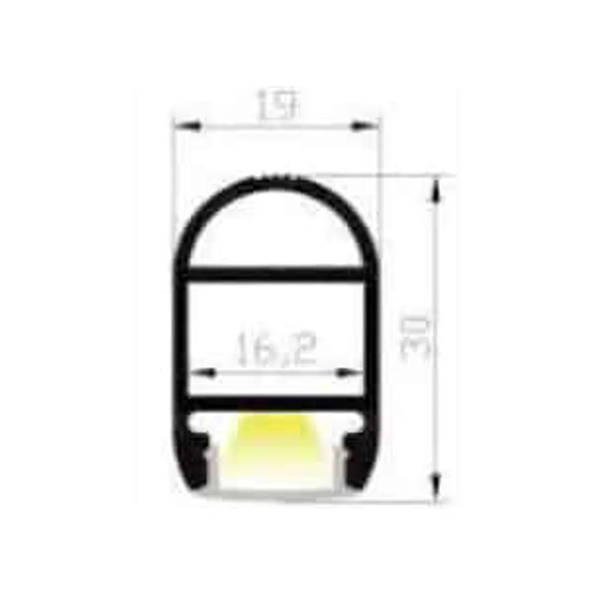 Wardrobe Hanging Rod Profile Lighting RHEALP1930