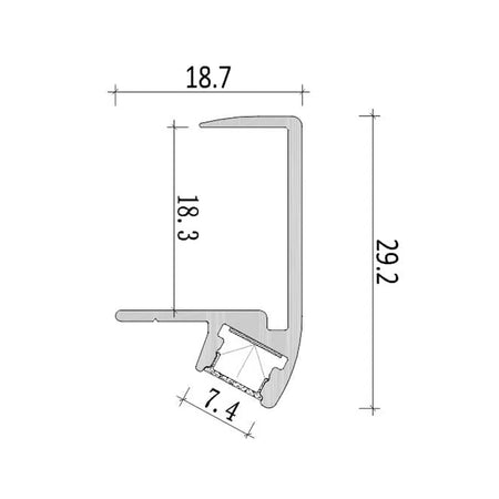 Sleek Furniture Profile Lighting RLL 191-M2919