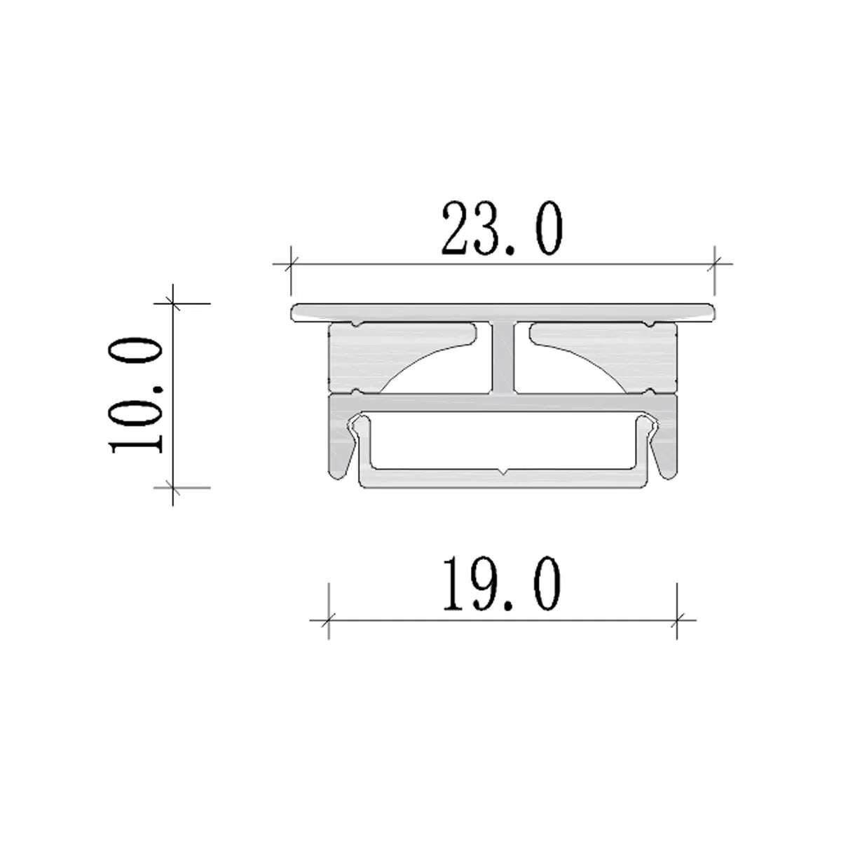 Sleek Staircase Profile Lighting RLL 352-M2310