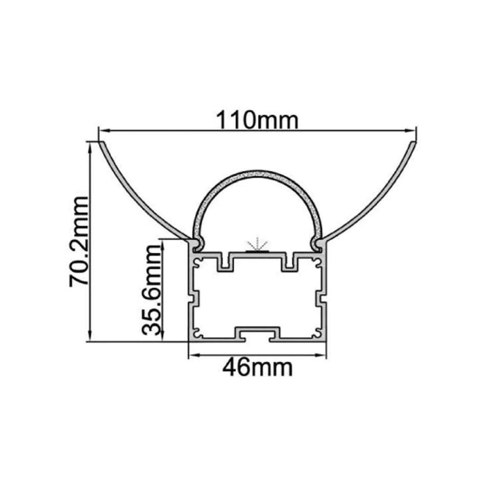 Suspended Profile Lighting RLL-485-OF11070