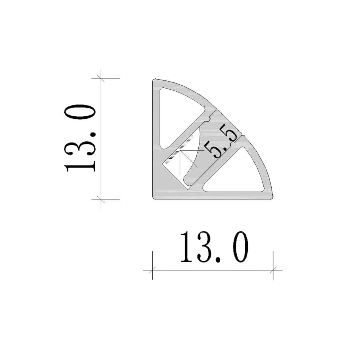 Sleek Furniture Profile Lighting RLL 531-M1313