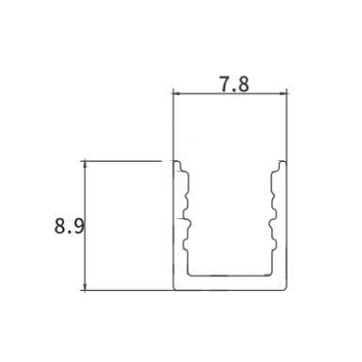 Sleek Cabinet Profile Lighting RLL-LD-X0809