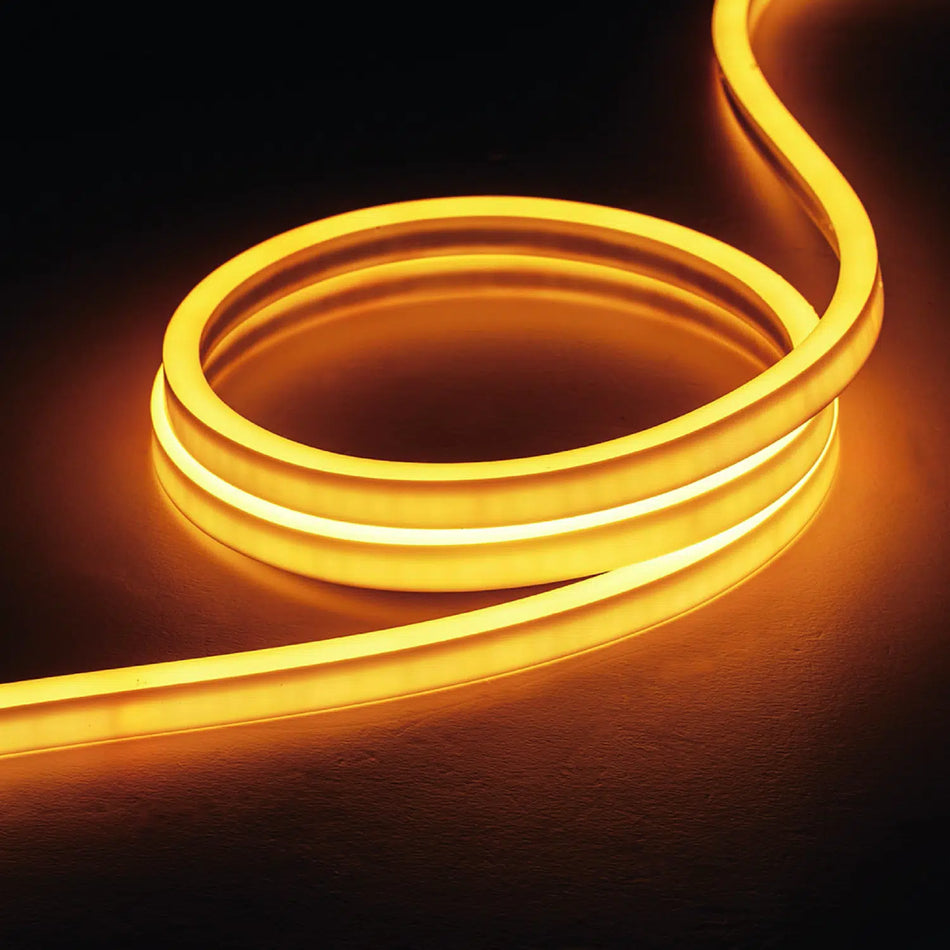 RLLNFSB1120 PU neon flex LED creating a vibrant, weather-resistant linear lighting design.