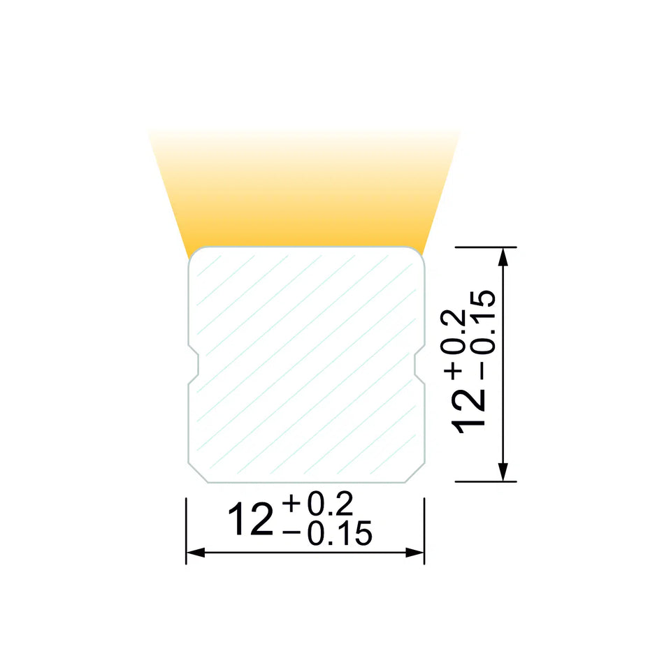 Neon Flex Top Bend - RLLNFTB1212 SS