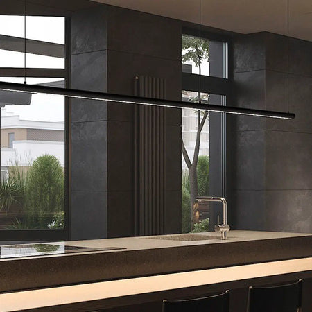 RLL‑541‑BM30 - high‑CRI, dimmable, suspended round LED profile—optimised for luxury residences, offices, and commercial spaces.