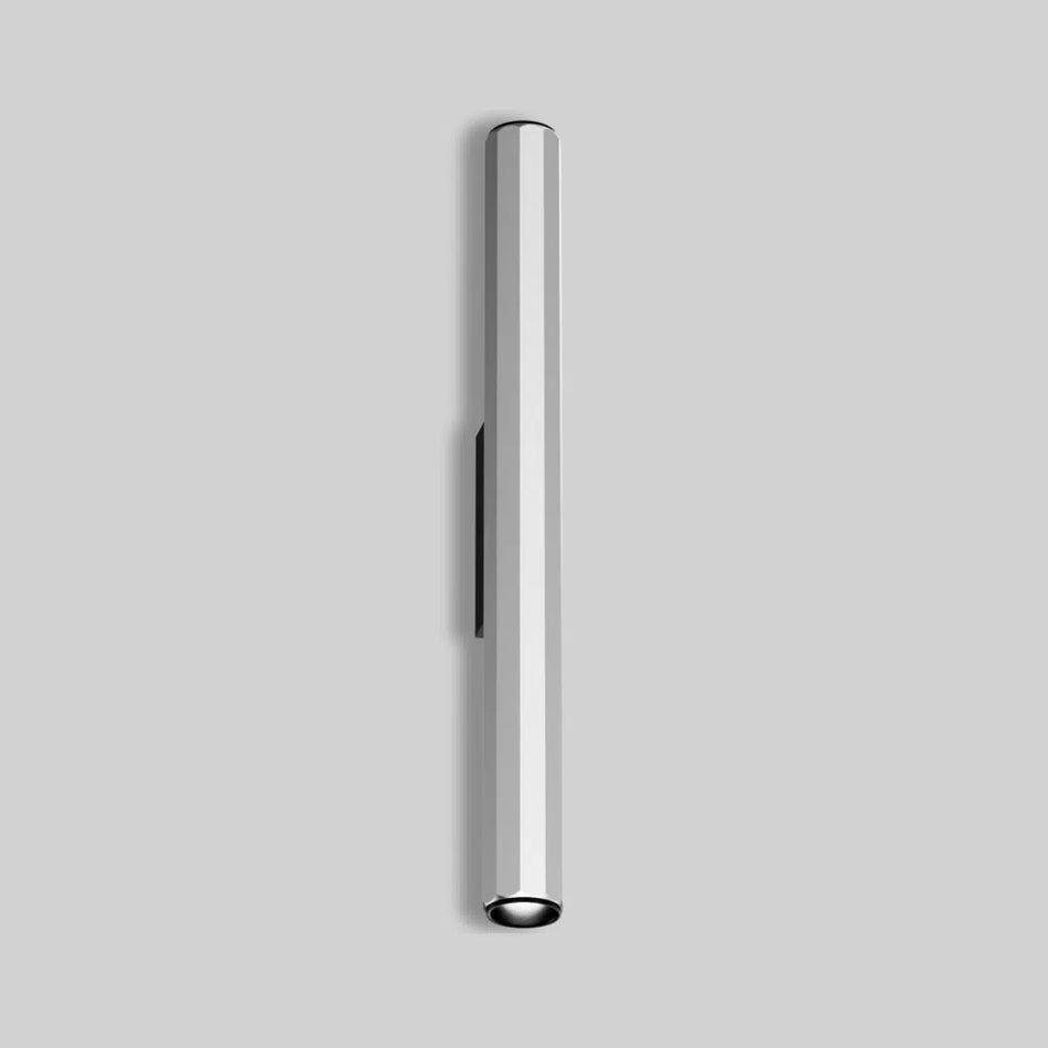 FS1275‑12 indoor LED up-down wall light, cylindrical aluminum housing, dual beam architectural sconce.
